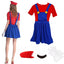 Game Boys Plumber Bros Cosplay Costumes Funny Halloween Carnival Outfits for Kids Adult Fancy Jumpsuit with Hat Mustache Gloves - Slobuy