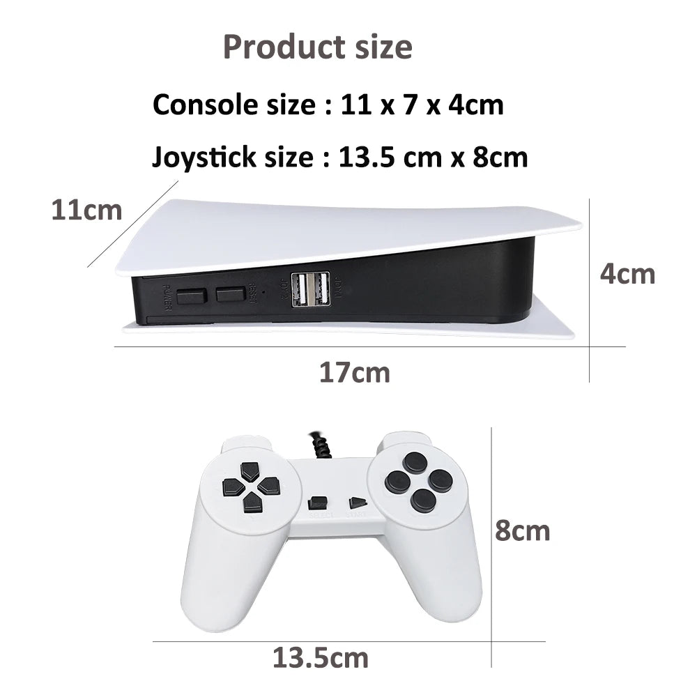 Game Station 5 Video Game Console With 200 Classic Game 8 Bit TV Consola Retro Handheld Kids USB Wired Gaming Player AV Output - Slobuy