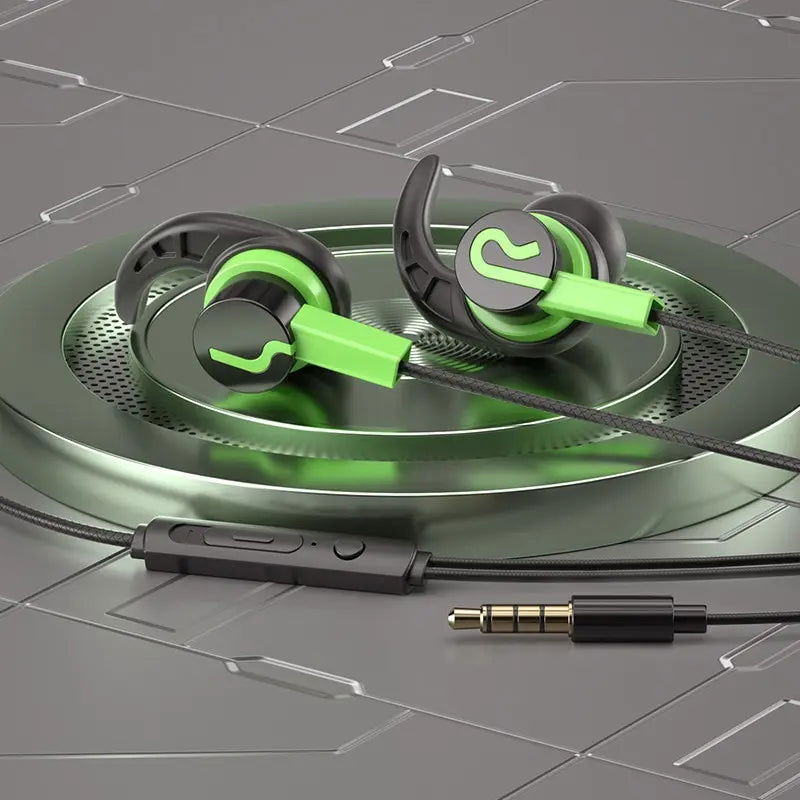 Gaming Headset Inear Wired With Wheat Esports Pubg Mobile Game Computer Mobile Phone Universal Listening Sound Recognition Pos - Slobuy