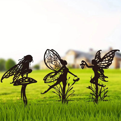 Garden Fairy Metal Outdoor Decor for Your Patio and Lawn - Slobuy