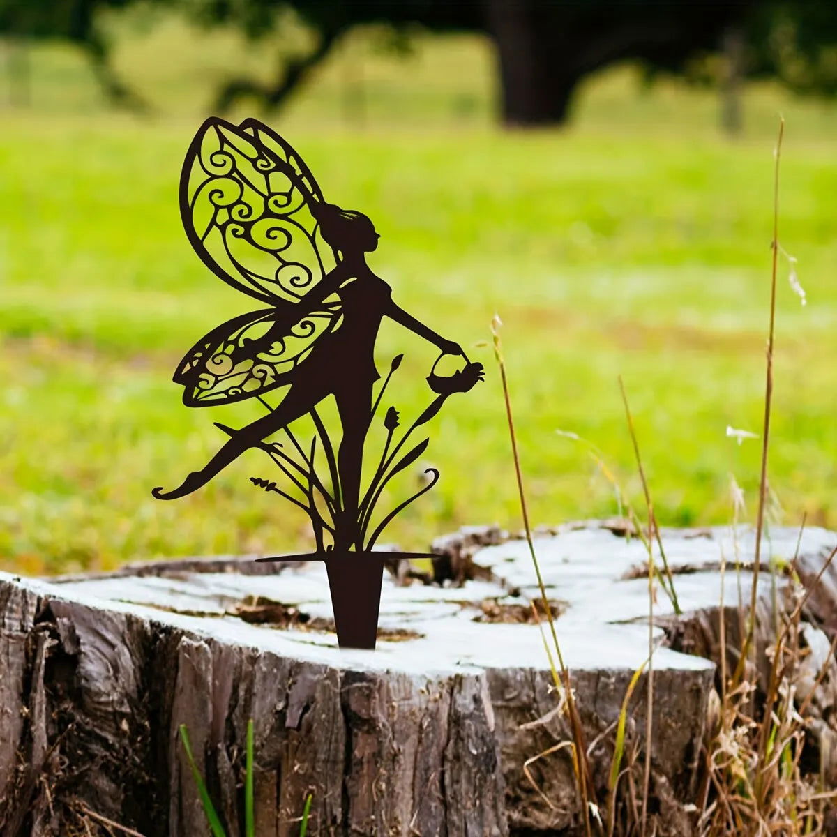 Garden Fairy Metal Outdoor Decor for Your Patio and Lawn - Slobuy
