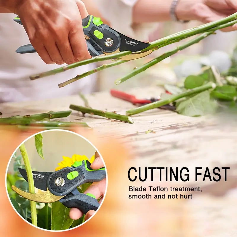 Garden Pruner Shears SK5 Blade Pruning Scissors for Bonsai Fruit Trees Flowers Branches Garden Pruners - Slobuy