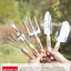 Garden Shovel Rake Spade Set Wooden Handle for Flowers Potted Outdoor Planting Household Plant Garden Tools - Slobuy