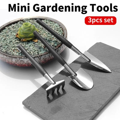 Gardening Tools Small Mini Shovels Rakes Household Succulent Potted Plants Flower Digging Transplantation Loose Soil Planting - Slobuy