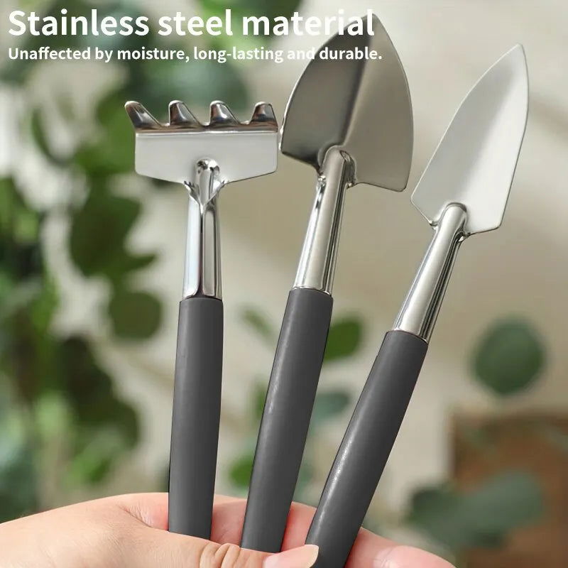 Gardening Tools Small Mini Shovels Rakes Household Succulent Potted Plants Flower Digging Transplantation Loose Soil Planting - Slobuy