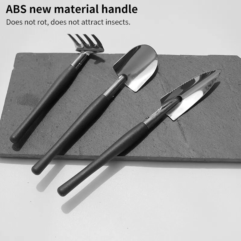 Gardening Tools Small Mini Shovels Rakes Household Succulent Potted Plants Flower Digging Transplantation Loose Soil Planting - Slobuy