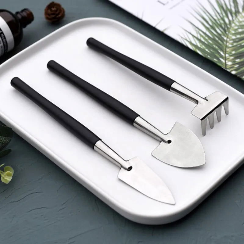 Gardening Tools Small Mini Shovels Rakes Household Succulent Potted Plants Flower Digging Transplantation Loose Soil Planting - Slobuy