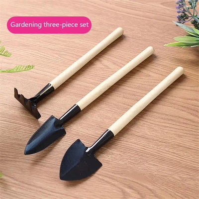 Gardening Tools Three-Piece Set Mini Garden Tools Multi-Function Shovel Harrow Shovel Household Plant Pine Soil Shovel - Slobuy