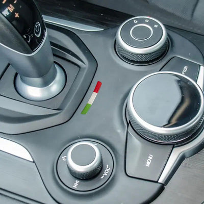 Gear Shift Panel 3D Italy National Flag Decoration Car Stickers For Alfa Romeo Giulia Stelvio Interior Accessories Trim - Slobuy