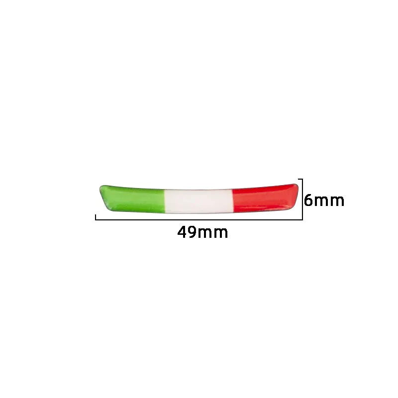 Gear Shift Panel 3D Italy National Flag Decoration Car Stickers For Alfa Romeo Giulia Stelvio Interior Accessories Trim - Slobuy