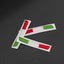 Gear Shift Panel 3D Italy National Flag Decoration Car Stickers For Alfa Romeo Giulia Stelvio Interior Accessories Trim - Slobuy