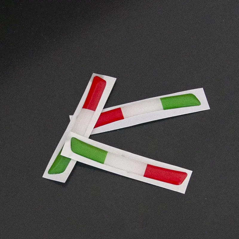 Gear Shift Panel 3D Italy National Flag Decoration Car Stickers For Alfa Romeo Giulia Stelvio Interior Accessories Trim - Slobuy