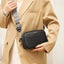 Genuine Leather Handbag For Women Crossbody Bag For Daily Commute Multi Compartment Zipper Shoulder Bag - Slobuy