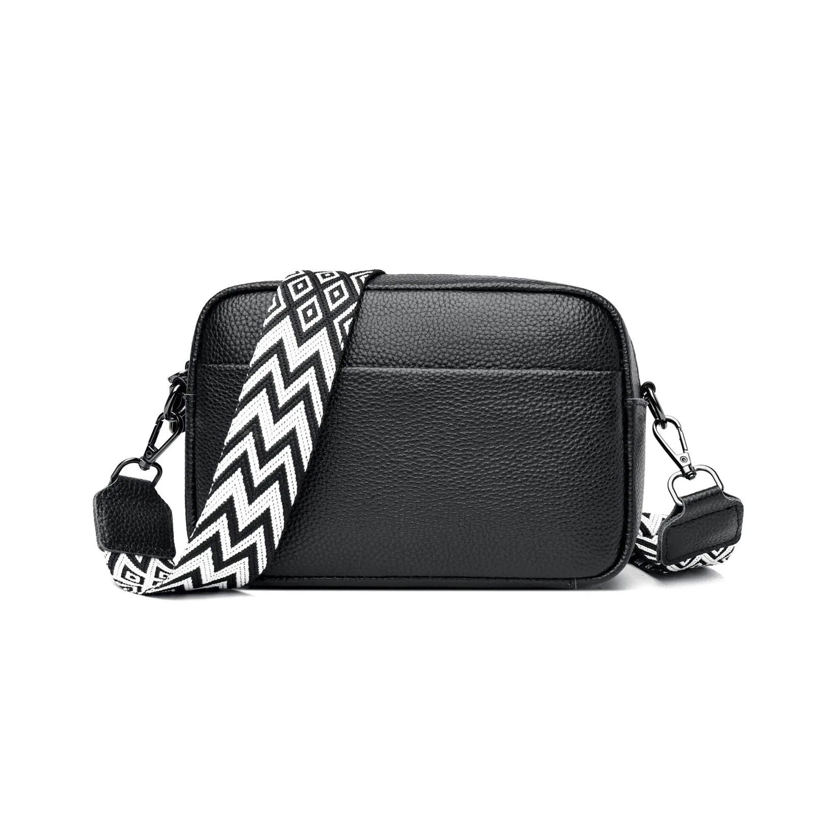 Genuine Leather Handbag For Women Crossbody Bag For Daily Commute Multi Compartment Zipper Shoulder Bag - Slobuy