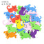Geometric Figure Foam Sticker Star Heart Animals Foam Stickers Kid Toy Early Educational learning kindergarten Craft Diy Toy GYH - Slobuy