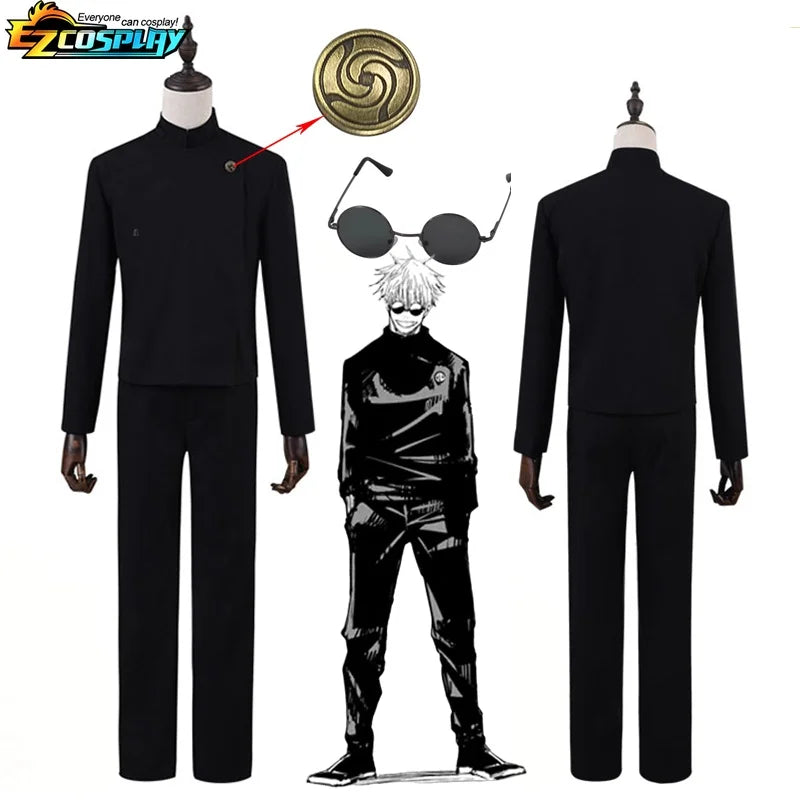 Geto Suguru Cosplay Anime Jujutsu Kaisen Cosplay Adult Mens Shirt Pants Wig High School Halloween Uniform Full Set - Slobuy