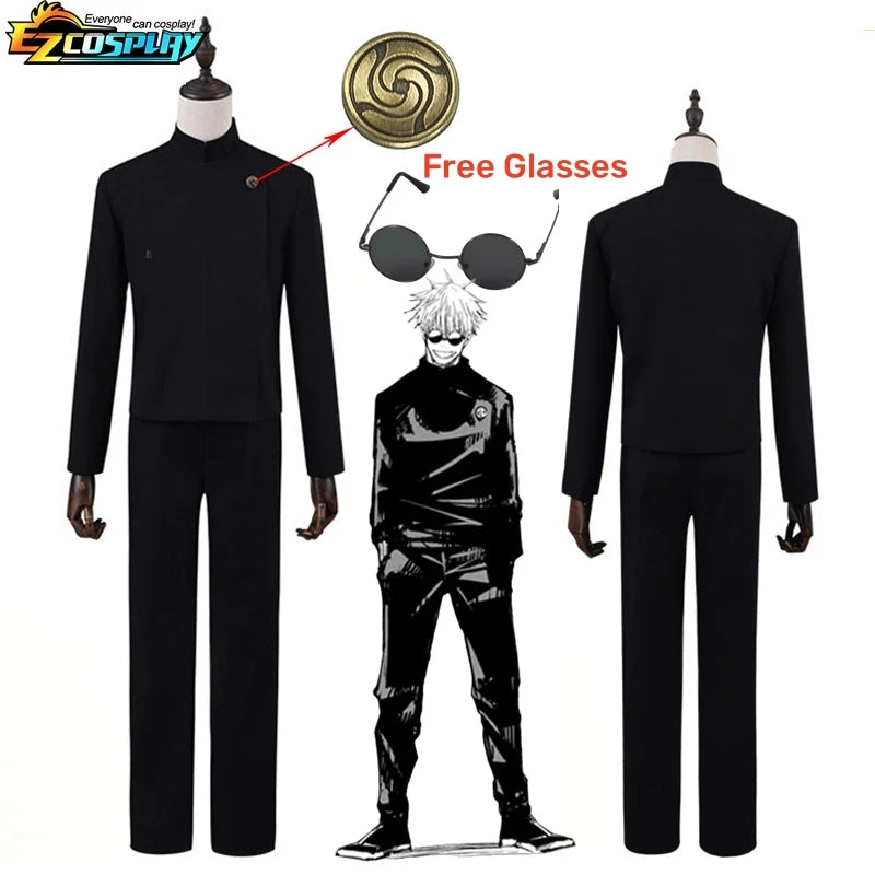 Geto Suguru Cosplay Anime Jujutsu Kaisen Cosplay Adult Mens Shirt Pants Wig High School Halloween Uniform Full Set - Slobuy