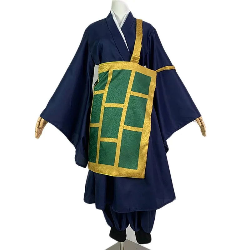 Geto Suguru Cosplay Costume Black Blue kimono School Uniform Anime Clothe Halloween Costumes For Women Man - Slobuy