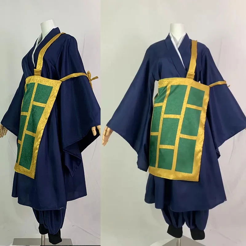 Geto Suguru Cosplay Costume Black Blue kimono School Uniform Anime Clothe Halloween Costumes For Women Man - Slobuy