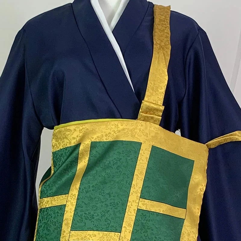 Geto Suguru Cosplay Costume Black Blue kimono School Uniform Anime Clothe Halloween Costumes For Women Man - Slobuy
