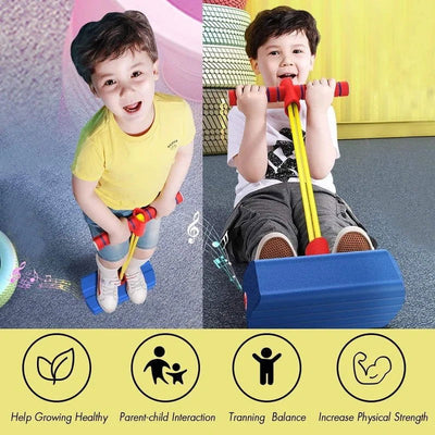Gifts for 3+Old Boys Girls Foam Pogo Jumper for Kids Outdoor Toys for Autistic Kids Toys Fun Toys Presents for Girls Autism Toys - Slobuy