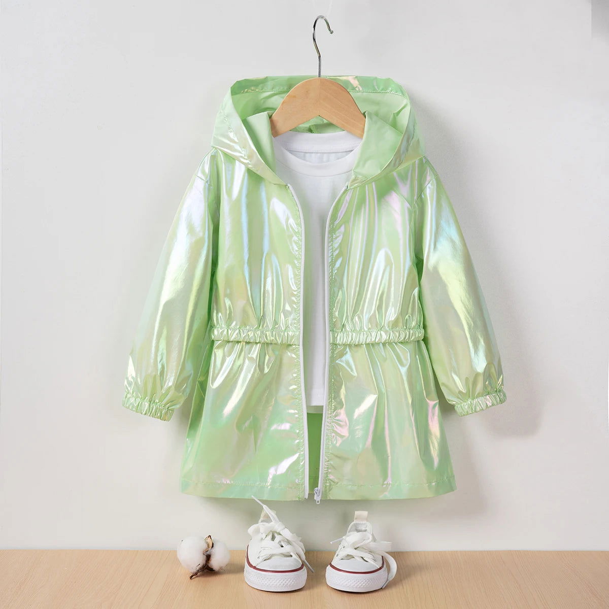 Girls Fashion Symphony Going Out Thin Hooded Jacket - Slobuy
