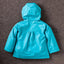 Girls Fashion Waterproof Children Clothes Autumn Casual Baby Boys Windcoat Long Sleeve Jacket Flower Print Kids Hoodie Outwear - Slobuy