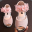 Girls Rhinestone Flower Shoes Low Heel Flower Wedding Party Dress Pump Shoes Princess Shoes For Kids Toddler - Slobuy