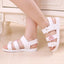 Girls Sandals Gladiator Flowers Sweet Soft Children Beach Shoes Kids Summer Floral Sandals Princess Fashion Cute High Quality - Slobuy