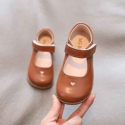 Girls School Retro Leather Shoes Autumn Spring New Korean Fashion Children's Super Soft Comfortable Shoes 1-6 Years OldY - Slobuy