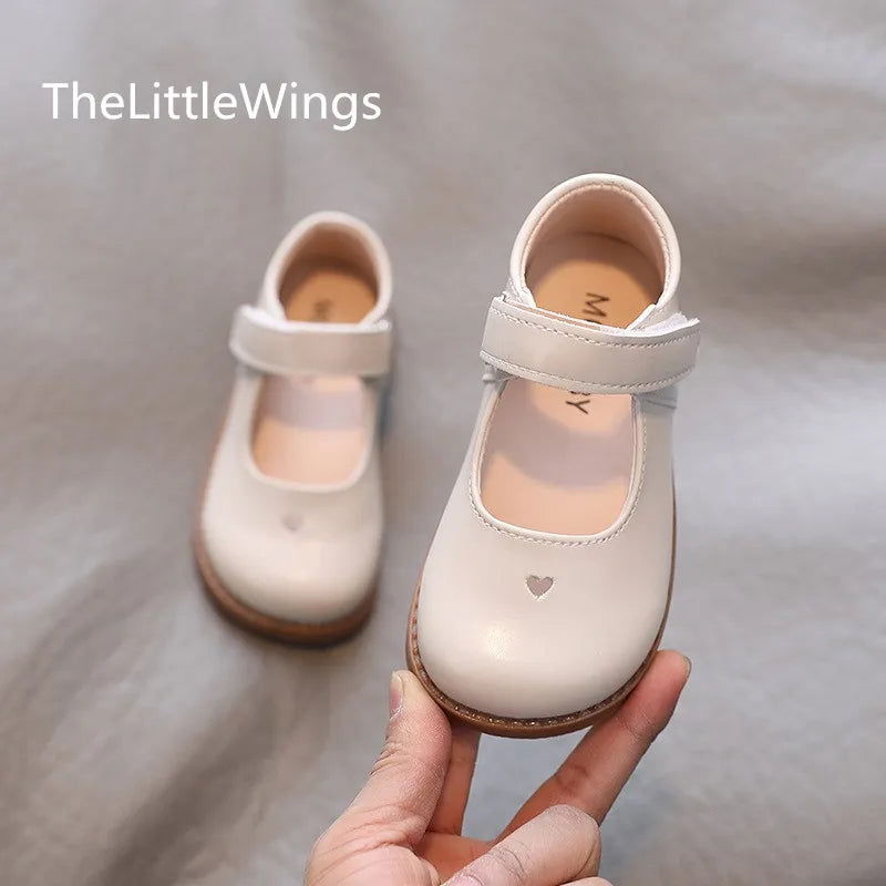 Girls School Retro Leather Shoes Autumn Spring New Korean Fashion Children's Super Soft Comfortable Shoes 1-6 Years OldY - Slobuy