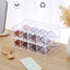 Glasses Storage Box 4-Layers Acrylic Sunglasses Organizer Box Transparent Multifunctional Stackable Cosmetics Display Holder - Slobuy