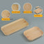 Glasses for Desserts Disposable Plates Vegetable Plates Wood Grain Paper Cake Dish Disposable Dishes Disposable party trays - Slobuy