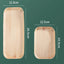 Glasses for Desserts Disposable Plates Vegetable Plates Wood Grain Paper Cake Dish Disposable Dishes Disposable party trays - Slobuy