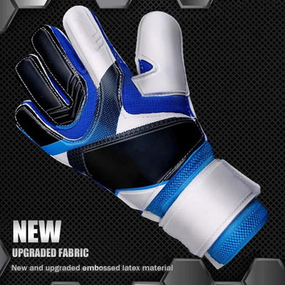 Goalkeeper Gloves Strong Grip for Soccer Goalie Goalkeeper Anti-Slip Gloves with Size 9 Football Gloves for Adult 1 Pair - Slobuy