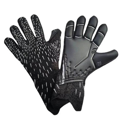 Goalkeeper Gloves Strong Grip for Soccer Goalie Goalkeeper Gloves with Size 6/7/8/9/10 Football Gloves for Kids Youth and Adult - Slobuy