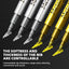 Gold Silver Metallic Marker Pen Waterproof Permanent Paint Marker Pen for Rock, Mug, Ceramic, Glass DIY Painting Supplies - Slobuy