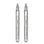 Gold Silver Metallic Marker Pen Waterproof Permanent Paint Marker Pen for Rock, Mug, Ceramic, Glass DIY Painting Supplies - Slobuy