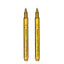 Gold Silver Metallic Marker Pen Waterproof Permanent Paint Marker Pen for Rock, Mug, Ceramic, Glass DIY Painting Supplies - Slobuy