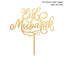 Golden Eid Mubarak Acrylic Cake Toppers Castle Moon CupCake Topper for Ramadan Islamic Muslim Festival Party Cake DIY Decoration - Slobuy