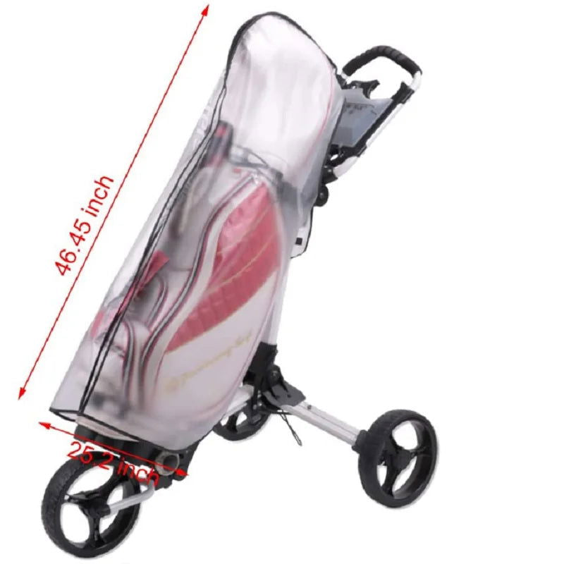 Golf Bag Rain Protection Cover Dustproof Portable Bag Cover Lightweight Transparent for Bag Profession Use Lovers General Use - Slobuy