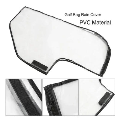Golf Bag Rain Protection Cover Dustproof Portable Bag Cover Lightweight Transparent for Bag Profession Use Lovers General Use - Slobuy