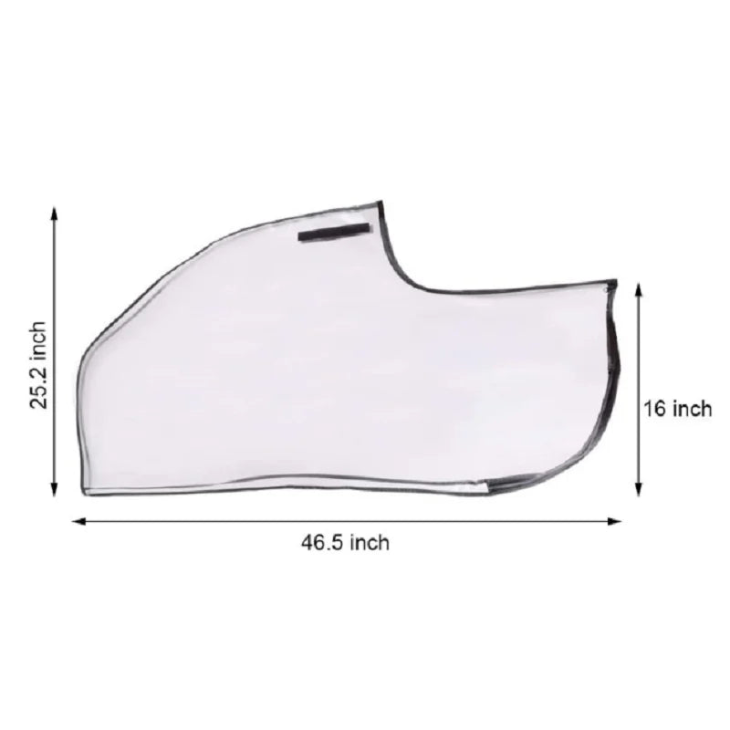 Golf Bag Rain Protection Cover Dustproof Portable Bag Cover Lightweight Transparent for Bag Profession Use Lovers General Use - Slobuy