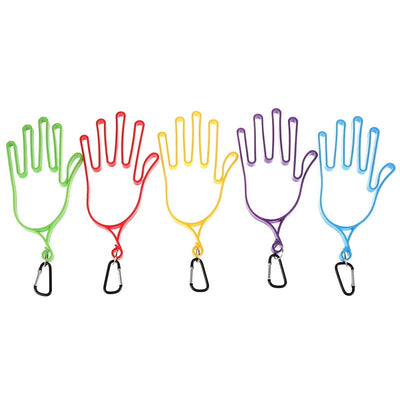 Golf Gloves Stretcher Golfer Tool Gear Plastic ABS Golf Gloves Holder Rack Dryer Hanger Stretcher with strap - Slobuy