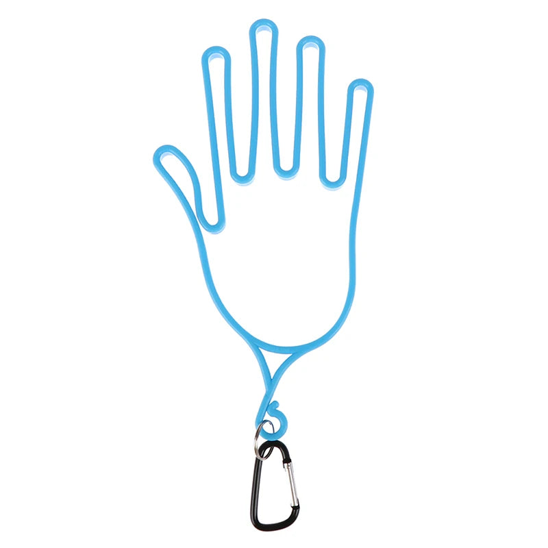 Golf Gloves Stretcher Golfer Tool Gear Plastic ABS Golf Gloves Holder Rack Dryer Hanger Stretcher with strap - Slobuy
