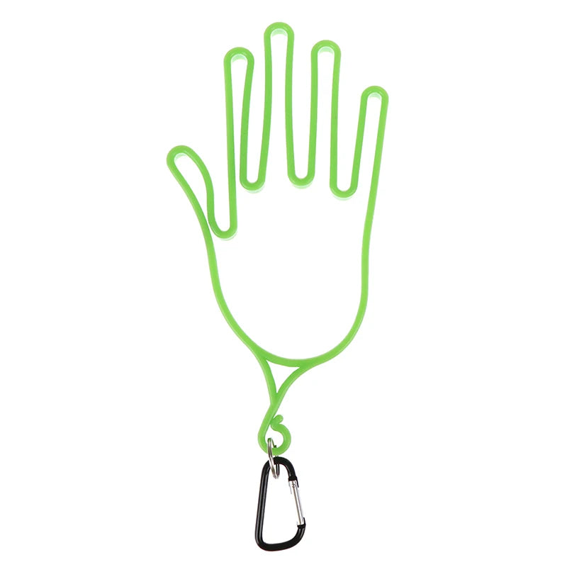 Golf Gloves Stretcher Golfer Tool Gear Plastic ABS Golf Gloves Holder Rack Dryer Hanger Stretcher with strap - Slobuy