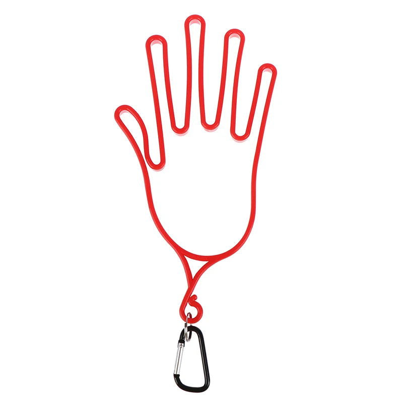 Golf Gloves Stretcher Golfer Tool Gear Plastic ABS Golf Gloves Holder Rack Dryer Hanger Stretcher with strap - Slobuy