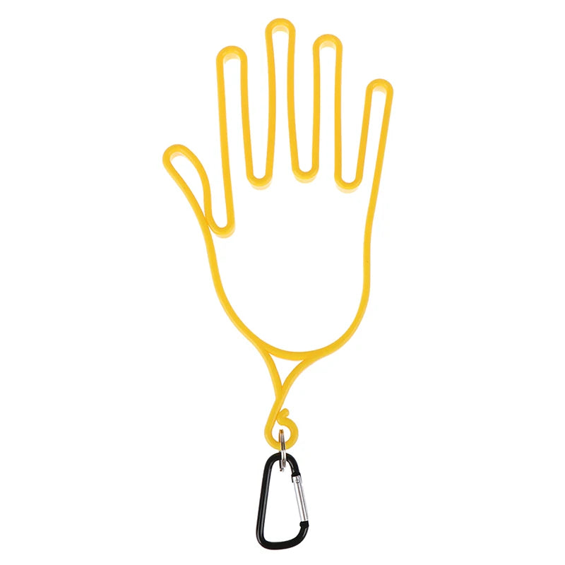 Golf Gloves Stretcher Golfer Tool Gear Plastic ABS Golf Gloves Holder Rack Dryer Hanger Stretcher with strap - Slobuy