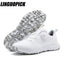 Golf Shoes Men Waterproof Breathable Golf Sneakers Women Spikeless Sports Shoes Walking outdoor sport Golfing Footwear 2023 - Slobuy