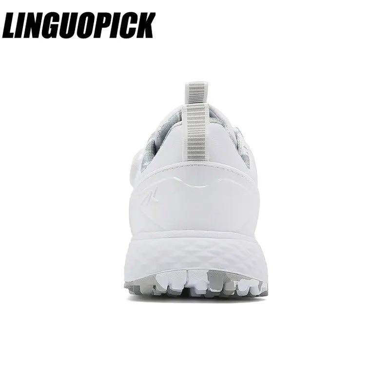 Golf Shoes Men Waterproof Breathable Golf Sneakers Women Spikeless Sports Shoes Walking outdoor sport Golfing Footwear 2023 - Slobuy